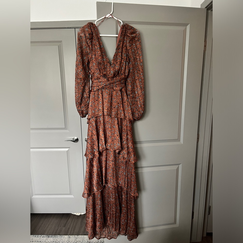 ASTR The Label Anora Floral Tiered Maxi - worn once!